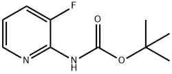 Carbamic acid, (3-fluoro-2-pyridinyl)-, 1,1-dimethylethyl ester (9CI) Structure
