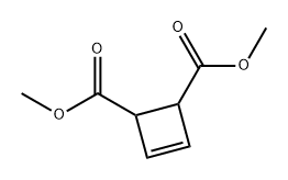 3-Cyclobutene-1,2-dicarboxylic acid dimethyl ester Struktur