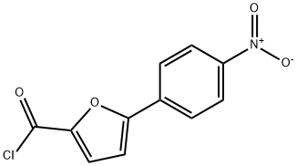 5-(4-硝基苯基)呋喃-2-甲酰氯 结构式