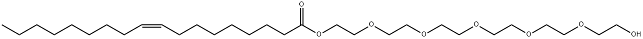PEG-6 油酸酯 结构式