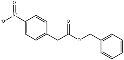 4-ニトロベンゼン酢酸ベンジル 化学構造式
