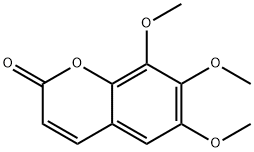 6,7,8-TRIMETHOXYCOUMARIN Structure