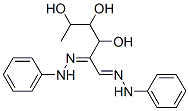 5,6-bis(phenylhydrazinylidene)hexane-2,3,4-triol Structure