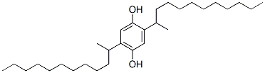 2,5-di-sec-dodecylhydroquinone ,60350-71-2,结构式