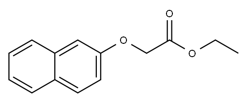 (2-naphthyloxy)acetic acid ethyl ester Structure