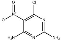 6-氯-5-硝基-2,4-二氨基嘧啶,6036-64-2,结构式