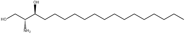 (2R,3S)-2-アミノオクタデカン-1,3-ジオール 化学構造式