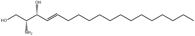 (2R,3R,4E)-2-氨基-4-十八碳烯-1,3-二醇, 6036-85-7, 结构式