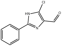 5-Chloro-2-phenyl-3H-imidazole-4-carbaldehyde Structure