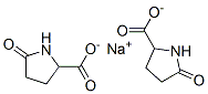 sodium bis(5-oxo-DL-prolinate) 结构式