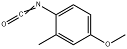 4-メトキシ-2-メチルフェニルイソシアナート 化学構造式