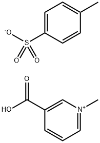 3-carboxy-1-methylpyridinium toluene-p-sulphonate Struktur