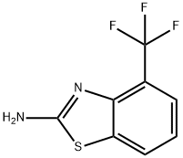 4-(トリフルオロメチル)ベンゾチアゾール-2-アミン 化学構造式