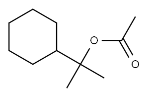 2-cyclohexyl-2-propyl acetate 结构式