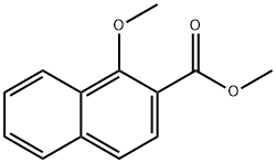 1-甲氧基-2-萘酸甲酯, 6039-59-4, 结构式