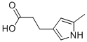 5-Methyl-pyrrole-3-propionic acid Struktur