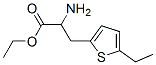 2-Thiophenepropanoicacid,alpha-amino-5-ethyl-,ethylester(9CI) Struktur