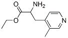 4-Pyridinepropanoicacid,alpha-amino-3-methyl-,ethylester(9CI) 结构式