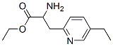 2-Pyridinepropanoicacid,alpha-amino-5-ethyl-,ethylester(9CI) Structure