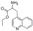4-Quinolinepropanoicacid,alpha-amino-,ethylester(9CI) Structure
