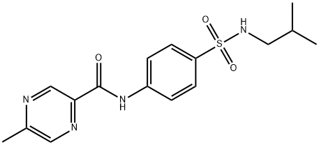 Pyrazinecarboxamide, 5-methyl-N-[4-[[(2-methylpropyl)amino]sulfonyl]phenyl]- (9CI)|