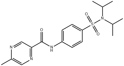 603945-76-2 Pyrazinecarboxamide, N-[4-[[bis(1-methylethyl)amino]sulfonyl]phenyl]-5-methyl- (9CI)