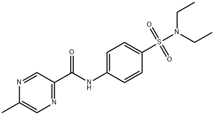 Pyrazinecarboxamide, N-[4-[(diethylamino)sulfonyl]phenyl]-5-methyl- (9CI)|