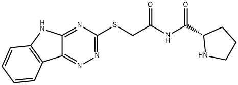 Acetamide, N-propyl-2-(2H-1,2,4-triazino[5,6-b]indol-3-ylthio)- (9CI) Structure