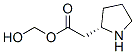 2-Pyrrolidineaceticacid,-alpha--hydroxy-,methylester,(2S)-(9CI) Struktur