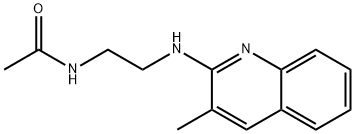 Acetamide, N-[2-[(3-methyl-2-quinolinyl)amino]ethyl]- (9CI) Struktur
