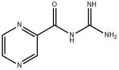 ピラジノイルグアニジン 化学構造式