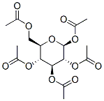 β-D-Glucose pentaacetate Structure