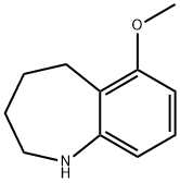 6-METHOXY-2,3,4,5-TETRAHYDRO-1H-BENZO[B]AZEPINE HYDROCHLORIDE Struktur