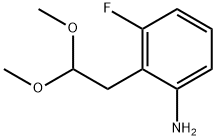 2-(2,2)-DIMETHOXY-ETHYL)-3-FLUORO-PHENYLAMINE Struktur