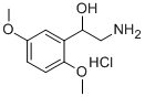 alpha-(Aminomethyl)-2,5-dimethoxybenzenemethanol hydrochloride Structure