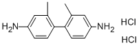 4,4'-二氨基-2,2'-二甲基联苯二盐酸盐,60410-99-3,结构式