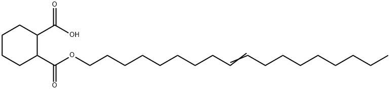 1,2-シクロヘキサンジカルボン酸水素1-(9-オクタデセニル) 化学構造式