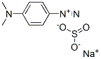 sodium p-(dimethylamino)benzenediazonium sulphite Structure