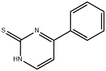 4-苯基-2-巯基嘧啶 结构式