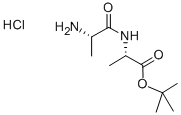 H-ALA-ALA-OTBU · HCL, 60417-38-1, 结构式