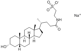 牛磺石胆酸钠,6042-32-6,结构式