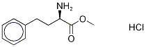 (2S)-2-アミノ-ベンゼンブタン酸メチルエステル塩酸塩 化学構造式