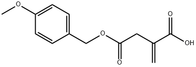 2-METHYLENE-SUCCINIC ACID 4-(4-METHOXY-BENZYL) ESTER Struktur