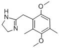2-(3,6-ジメトキシ-2,4-ジメチルベンジル)-2-イミダゾリン 化学構造式