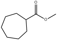 Cycloheptanecarboxylic acid methyl ester Structure