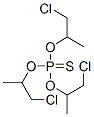 硫代磷酸 O,O,O-三(2-氯-1-甲基乙基)酯, 6044-12-8, 结构式