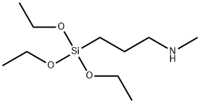 N-methyl-3-(triethoxysilyl)propylamine,6044-50-4,结构式
