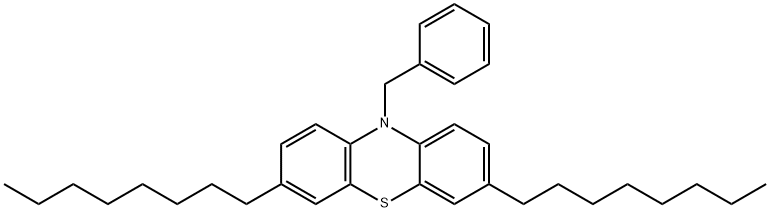 3,7-Dioctyl-10-(phenylmethyl)-10H-phenothiazine|