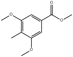 3,5-ジメトキシ-4-メチル安息香酸メチル 化学構造式
