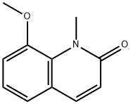 8-Methoxy-1-methyl-1H-quinolin-2-one Struktur